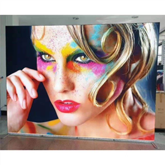 Tecido de banner têxtil com sublimação de tinta retroiluminado
