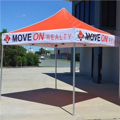 Tecido de toldo de gazebo com impressão eco-solvente com solvente
