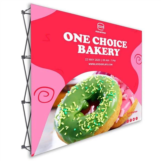 Tecido de exibição preto nas costas 260gsm